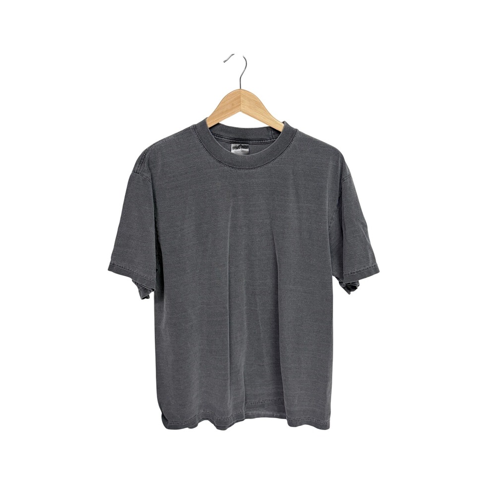 Shaka Wear SuperMaxHeavy Garment Dye T-Shirt Charcoal Grey Heavyweight Mens L